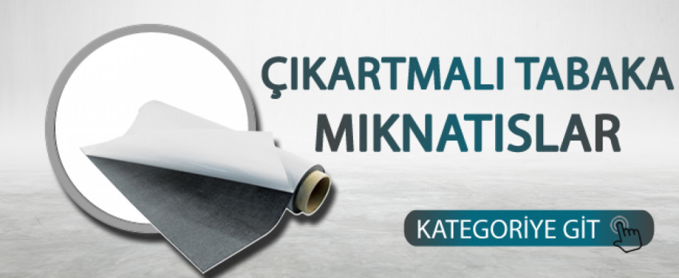 Çıkartmalı Tabaka Mıknatıslar